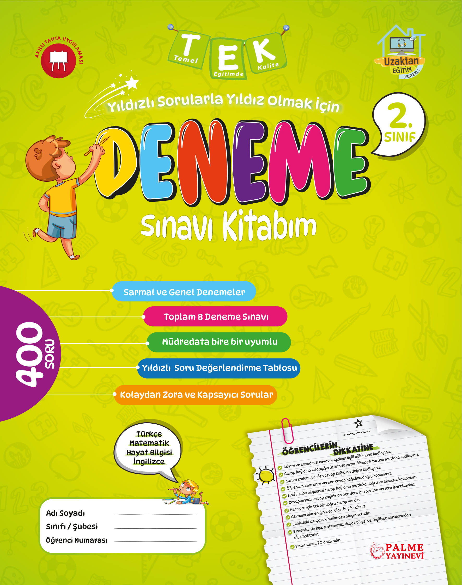 2. Sınıf Deneme Sınavı Kitabım kapak görseli
